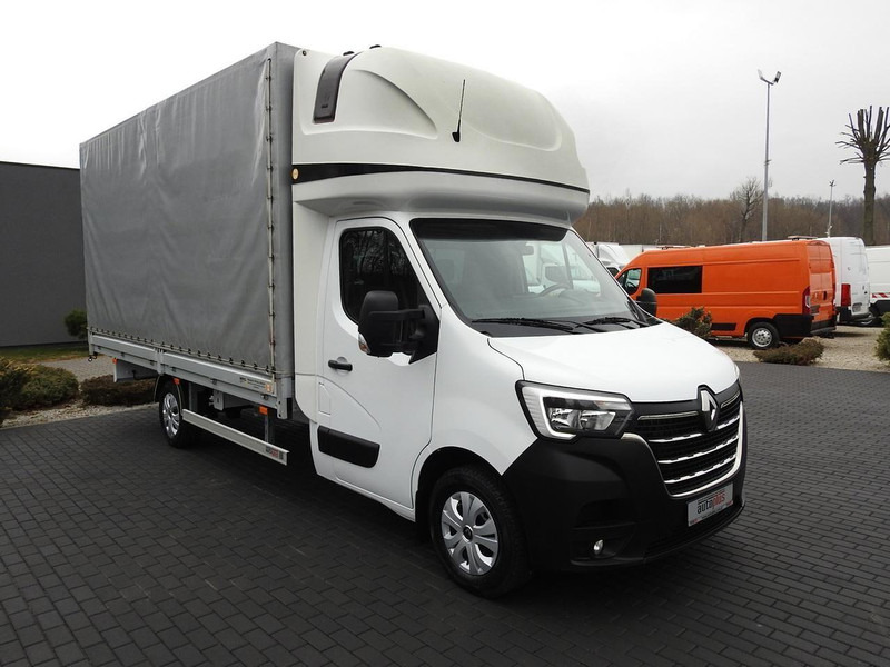 Renault MASTER PLANDEKA 10 PALET WEBASTO TEMPOMAT LEDY PNEUMATYKA KLIMA - Furgoneta con lona: foto 4 Renault MASTER PLANDEKA 10 PALET WEBASTO TEMPOMAT LEDY PNEUMATYKA KLIMA - Furgoneta con lona: foto 4