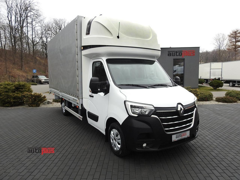 Renault MASTER PLANDEKA 10 PALET WEBASTO TEMPOMAT LEDY PNEUMATYKA KLIMA - Furgoneta con lona: foto 1 Renault MASTER PLANDEKA 10 PALET WEBASTO TEMPOMAT LEDY PNEUMATYKA KLIMA - Furgoneta con lona: foto 1