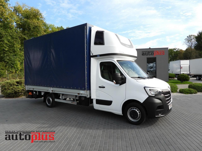 Renault MASTER PLANDEKA WINDA 9 PALET WEBASTO TEMPOMAT LEDY PNEUMATYKA K - Furgoneta con lona: foto 1 Renault MASTER PLANDEKA WINDA 9 PALET WEBASTO TEMPOMAT LEDY PNEUMATYKA K - Furgoneta con lona: foto 1