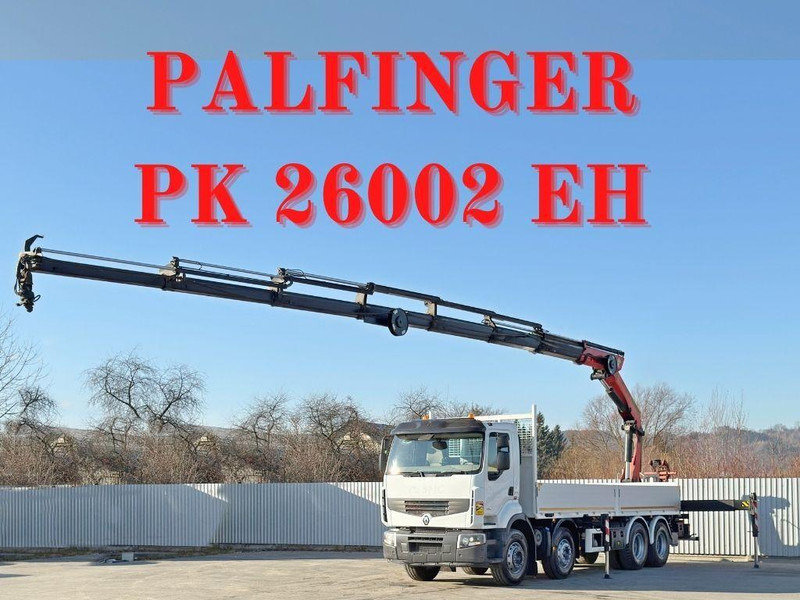 Renault Premium 430 DXI * PRITSCHE 7,40m *PK 26002 EH - Camión caja abierta, Camión grúa: foto 1 Renault Premium 430 DXI * PRITSCHE 7,40m *PK 26002 EH - Camión caja abierta, Camión grúa: foto 1