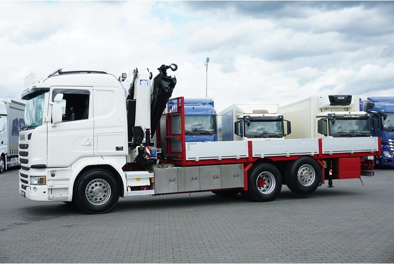 Scania G 490 / 6 X 2 / SKRZYNIOWY + HDS / HMF 3220 K7 / WYSIĘG 18,9 M - Camión caja abierta, Camión grúa: foto 5 Scania G 490 / 6 X 2 / SKRZYNIOWY + HDS / HMF 3220 K7 / WYSIĘG 18,9 M - Camión caja abierta, Camión grúa: foto 5