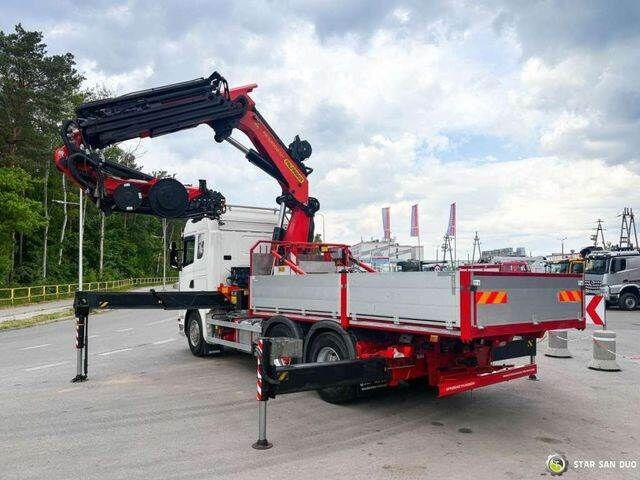 Scania G490 6x2 Palfinger PK 53002 SH Fly Jib Basket - Camión caja abierta, Camión grúa: foto 1 Scania G490 6x2 Palfinger PK 53002 SH Fly Jib Basket - Camión caja abierta, Camión grúa: foto 1