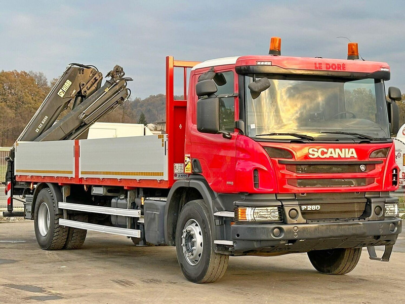 Scania P 280 * HIAB 122 E - 2 HIDUO + FUNK* TOPZUSTAND - Camión caja abierta, Camión grúa: foto 4 Scania P 280 * HIAB 122 E - 2 HIDUO + FUNK* TOPZUSTAND - Camión caja abierta, Camión grúa: foto 4