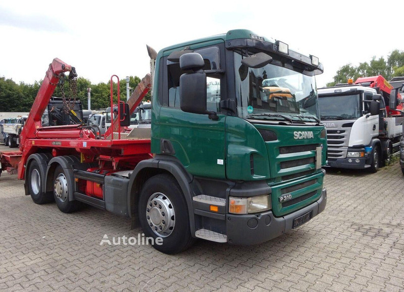 Scania P310 - Skip loader truck - Camión portacontenedor de cadenas: foto 3 Scania P310 - Skip loader truck - Camión portacontenedor de cadenas: foto 3