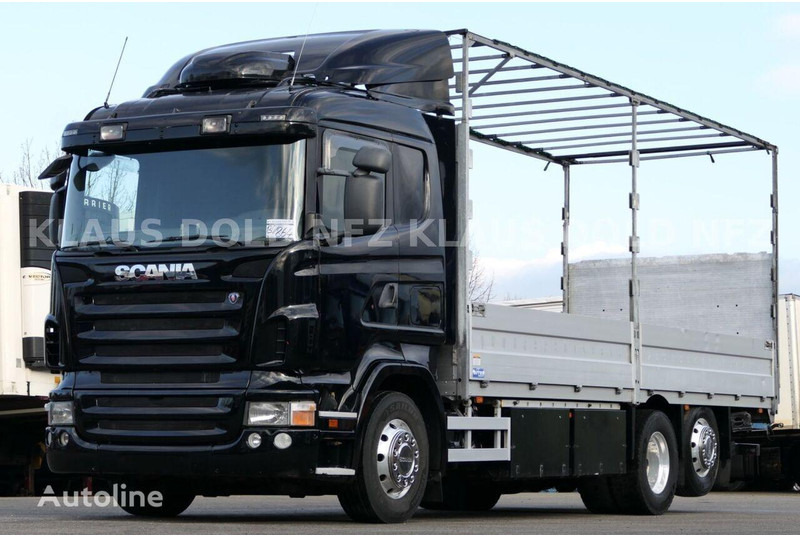 Scania R 580 6x2 Flatbed + Tail lift - Camión caja abierta: foto 1 Scania R 580 6x2 Flatbed + Tail lift - Camión caja abierta: foto 1