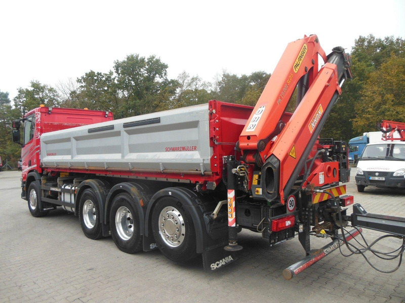 Scania R 580 8X4 + PALFINGER PK 19.001 crane - Camión volquete, Camión grúa: foto 3 Scania R 580 8X4 + PALFINGER PK 19.001 crane - Camión volquete, Camión grúa: foto 3