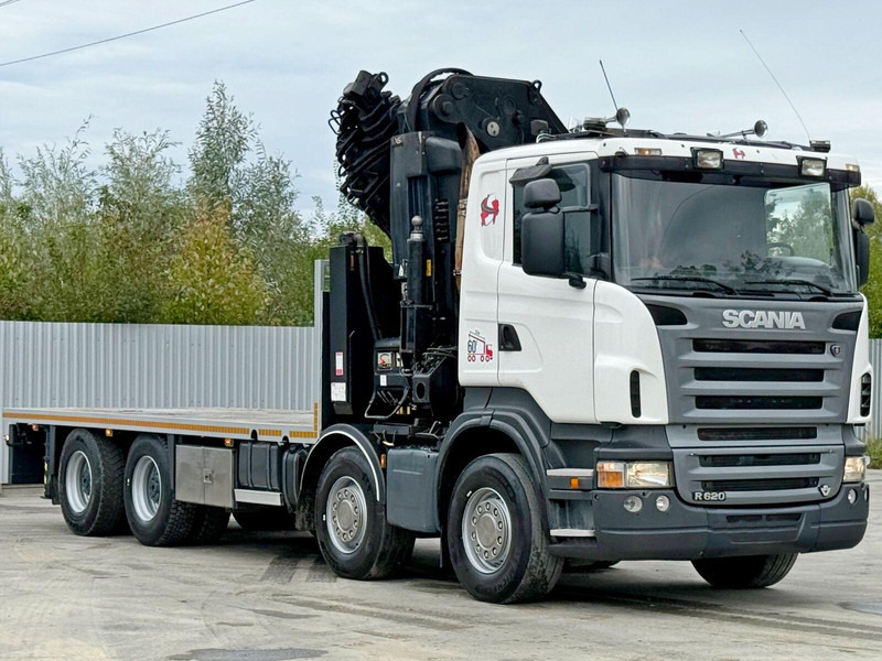 Scania R 620*PLATFORM 6,45m*HIAB 600 E - 9 + FUNK / 8x4 - Camión caja abierta, Camión grúa: foto 4 Scania R 620*PLATFORM 6,45m*HIAB 600 E - 9 + FUNK / 8x4 - Camión caja abierta, Camión grúa: foto 4