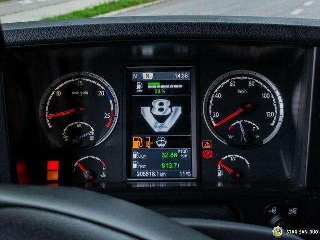 Arrendamiento de Scania R580 8x4 HMF 5020-K6, JOAB L20 5200AK Hooklift Scania R580 8x4 HMF 5020-K6, JOAB L20 5200AK Hooklift: foto 18