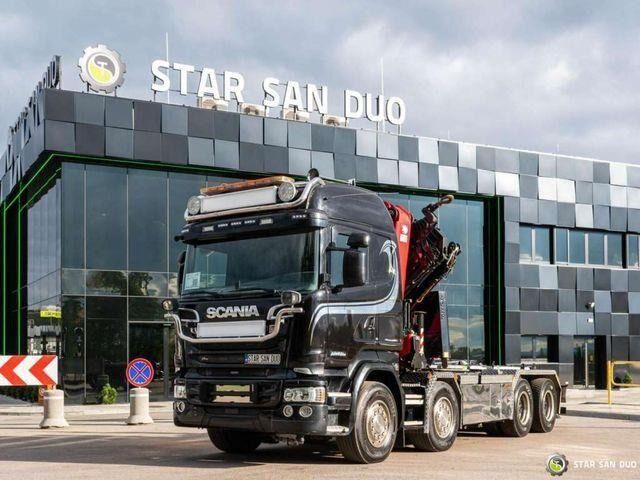 Arrendamiento de Scania R580 8x4 HMF 5020-K6, JOAB L20 5200AK Hooklift Scania R580 8x4 HMF 5020-K6, JOAB L20 5200AK Hooklift: foto 11