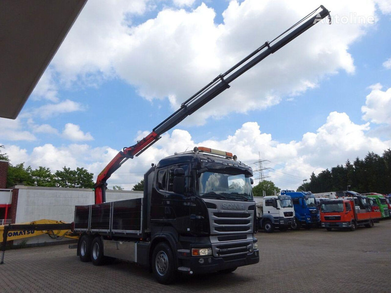 Scania R620 Flatbed + crane PK 22002 EH 6x2 - Camión caja abierta, Camión grúa: foto 5 Scania R620 Flatbed + crane PK 22002 EH 6x2 - Camión caja abierta, Camión grúa: foto 5