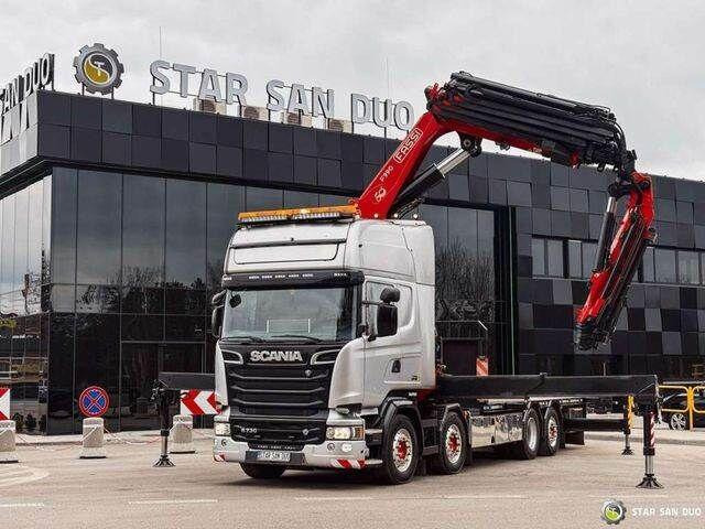 Scania R730 8x2 Fassi F990 Fly Jib 30m Crane Euro 6 - Camión caja abierta, Camión grúa: foto 2 Scania R730 8x2 Fassi F990 Fly Jib 30m Crane Euro 6 - Camión caja abierta, Camión grúa: foto 2