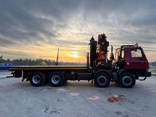 Camión caja abierta, Camión grúa Tatra T815 8x8 PALFINGER PK 74002 Crane Kran: foto 9