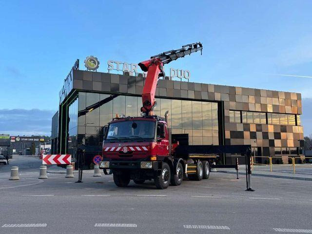 Camión caja abierta, Camión grúa Tatra T815 8x8 PALFINGER PK 74002 Crane Kran: foto 14
