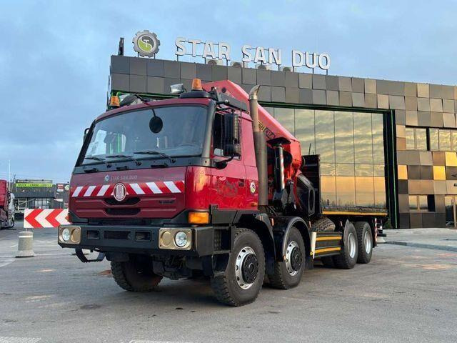 Tatra T815 8x8 PALFINGER PK 74002 Crane Kran - Camión caja abierta, Camión grúa: foto 2 Tatra T815 8x8 PALFINGER PK 74002 Crane Kran - Camión caja abierta, Camión grúa: foto 2