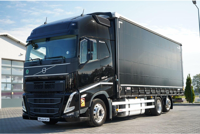 Volvo FH 500 / MEGA / ZESTAW TANDEM PRZEJAZDOWY 120 M3 / 2024 / I-PARK - Camión lona: foto 1 Volvo FH 500 / MEGA / ZESTAW TANDEM PRZEJAZDOWY 120 M3 / 2024 / I-PARK - Camión lona: foto 1