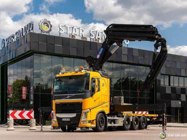 Volvo FH 540 8x4 HMF 6020 Fly Jib Winch - Camión caja abierta, Camión grúa: foto 5 Volvo FH 540 8x4 HMF 6020 Fly Jib Winch - Camión caja abierta, Camión grúa: foto 5