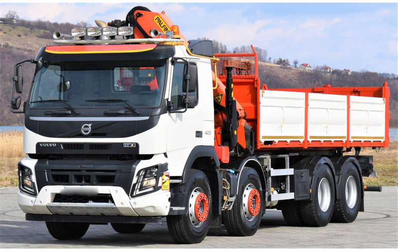 Volvo FMX 420 Kipper 6,20m *PK 1850 2 - SH B*FUNK/8x4 - Camión volquete, Camión grúa: foto 4 Volvo FMX 420 Kipper 6,20m *PK 1850 2 - SH B*FUNK/8x4 - Camión volquete, Camión grúa: foto 4