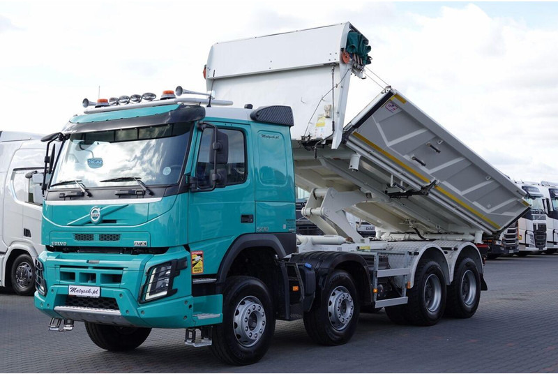 Volvo FMX 500 / 8x4 / HYDROBURTA / BORDMATIC / 2016 ROK / EURO 6 / PO - Camión volquete: foto 1 Volvo FMX 500 / 8x4 / HYDROBURTA / BORDMATIC / 2016 ROK / EURO 6 / PO - Camión volquete: foto 1