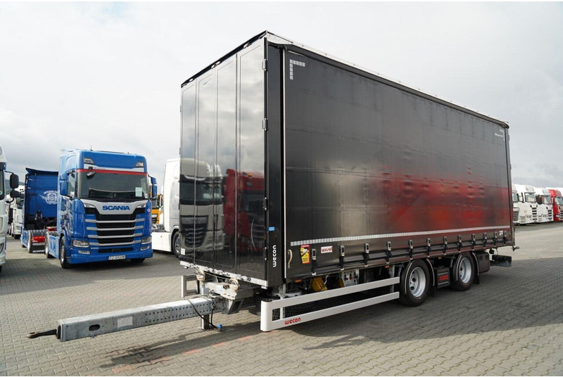 Wecon PRZYCZEPA - 7,7 M / TANDEM / PRZEJAZDOWA / OŚ PODNOSZONA / SAF - Remolque con toldo: foto 1 Wecon PRZYCZEPA - 7,7 M / TANDEM / PRZEJAZDOWA / OŚ PODNOSZONA / SAF - Remolque con toldo: foto 1