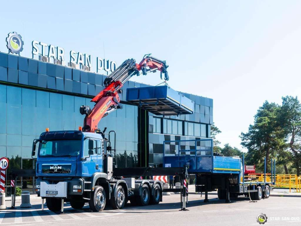 MAN TGA 35.440 8X6H PALFINGER 60002 Semi-trailer - Cabeza tractora: foto 1 MAN TGA 35.440 8X6H PALFINGER 60002 Semi-trailer - Cabeza tractora: foto 1