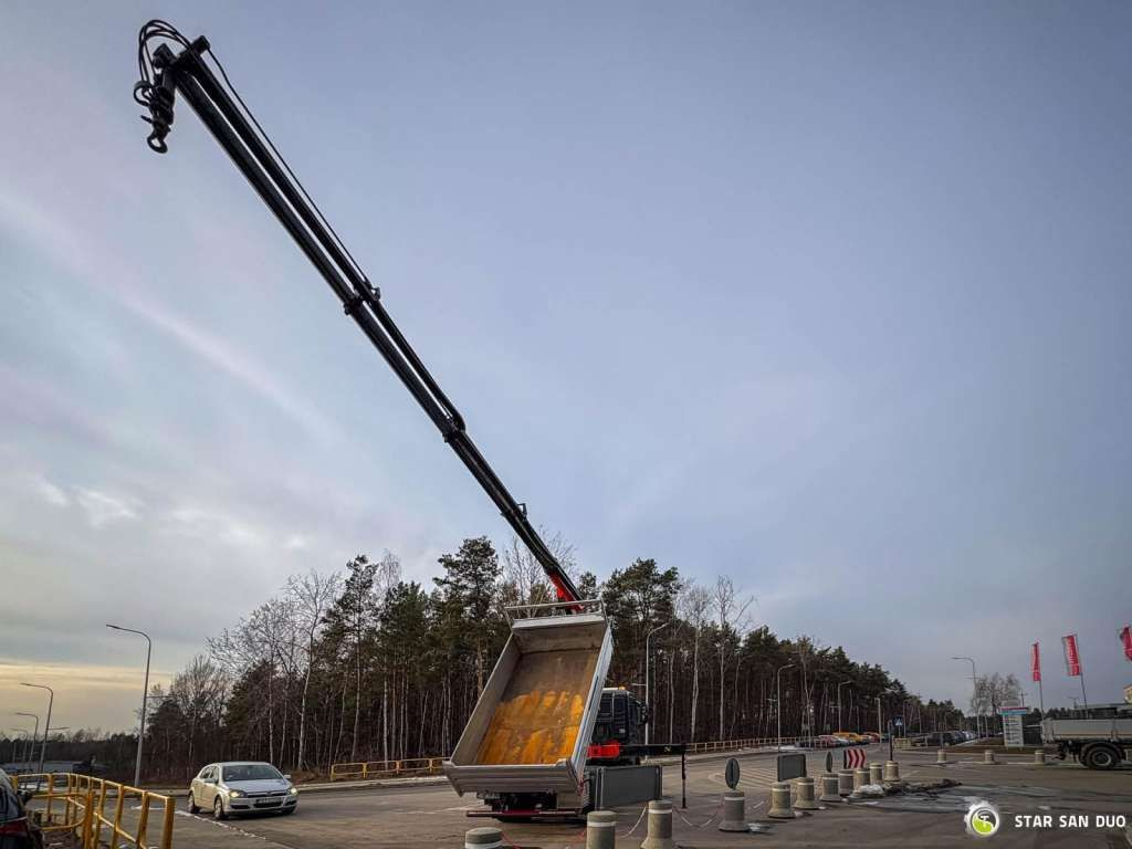Camión volquete MAN  TGS 18.480  PALFINGER PK 16502 HDS Crane,Kipper: foto 29