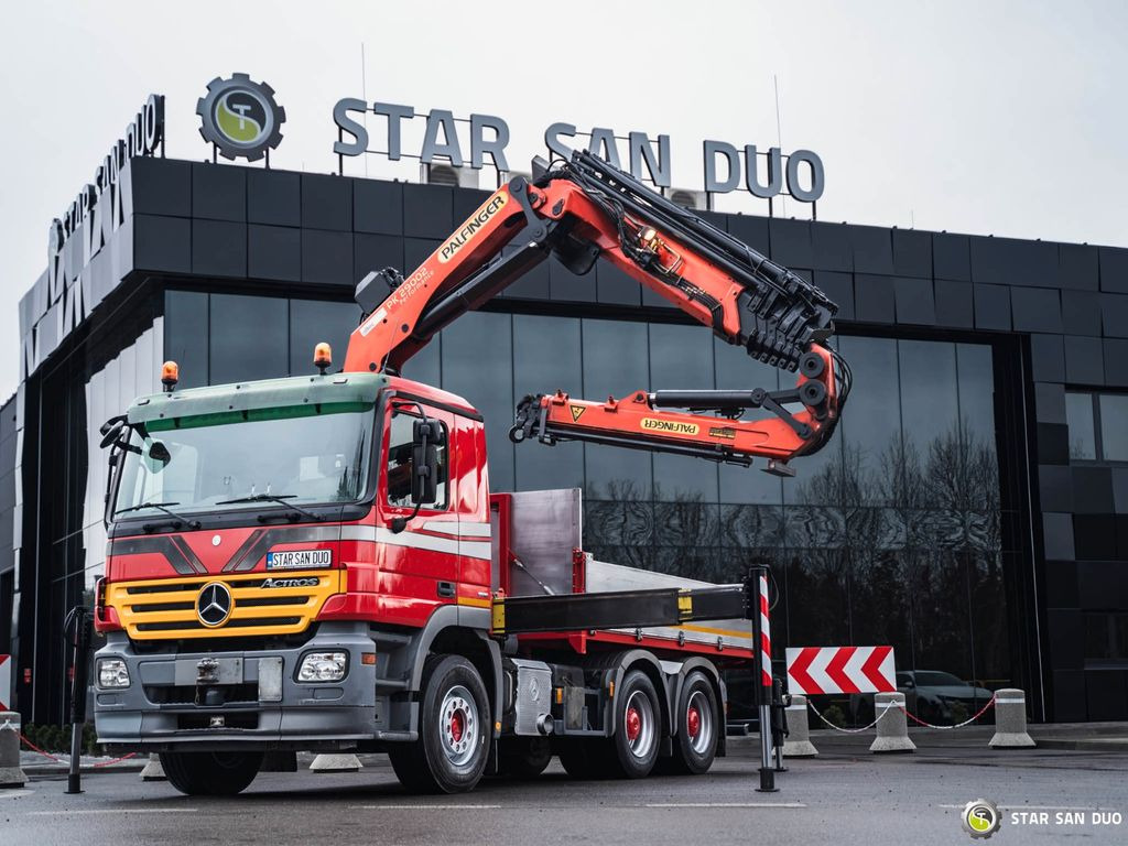 Mercedes-Benz ACTROS 2648 6x4 PALFINGER PK 29002 EURO 5 JIB - Camión grúa, Camión caja abierta: foto 1 Mercedes-Benz ACTROS 2648 6x4 PALFINGER PK 29002 EURO 5 JIB - Camión grúa, Camión caja abierta: foto 1