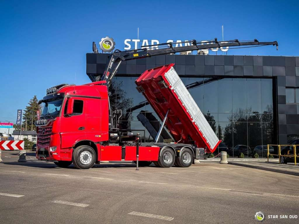 Mercedes-Benz AROCS 3358L 6x4 HIAB 192X-HIPRO E-6 Crane Kippe - Camión grúa: foto 2 Mercedes-Benz AROCS 3358L 6x4 HIAB 192X-HIPRO E-6 Crane Kippe - Camión grúa: foto 2