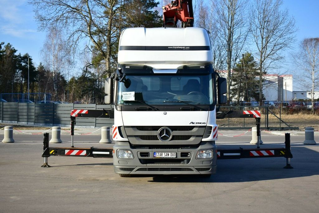 Camión grúa, Camión caja abierta Mercedes-Benz Actros 2546 6x2 Palfinger PK 53002 Crane Kran: foto 10
