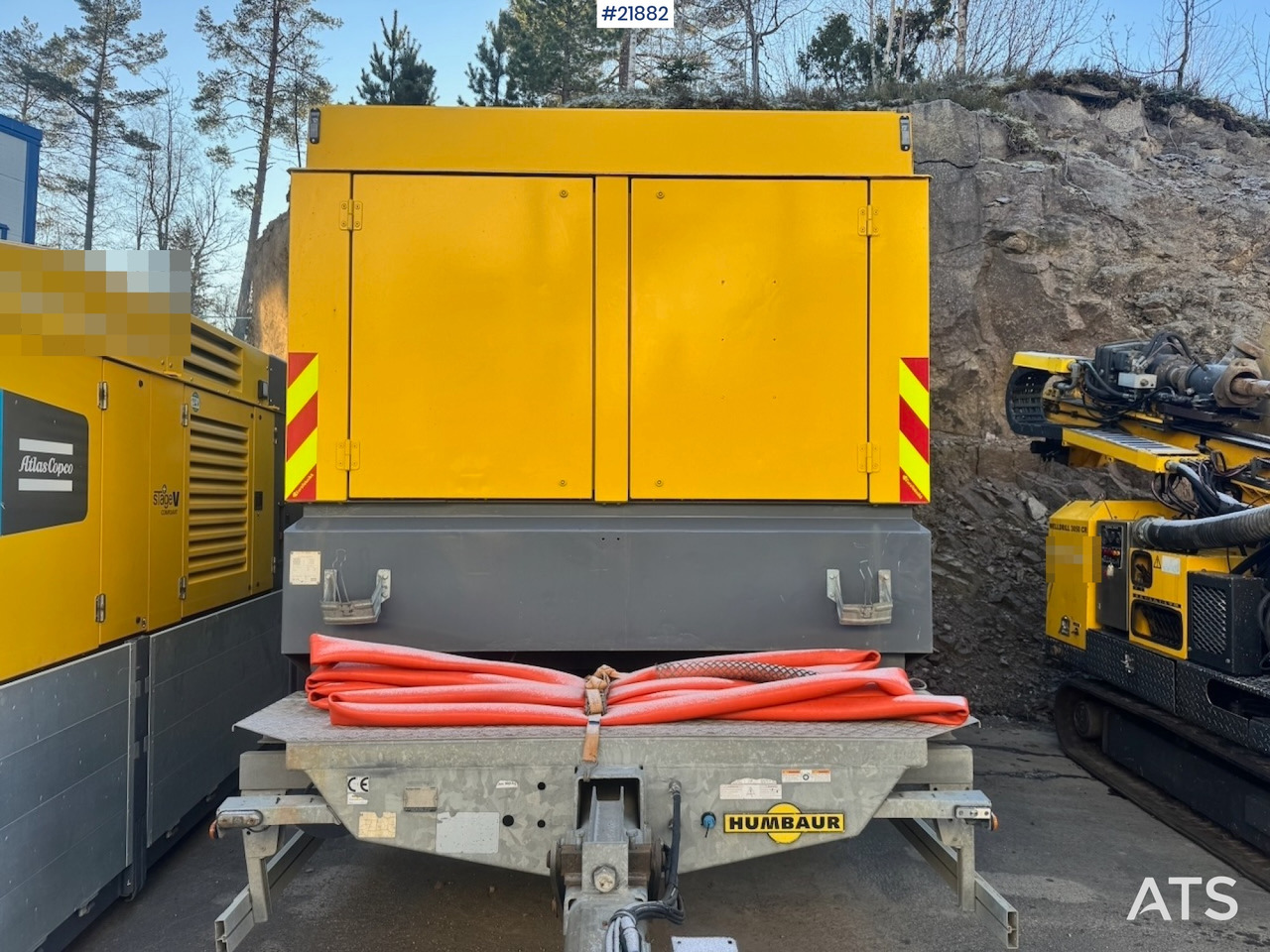 Atlas Copco 2018 Atlas Copco Y35 LuftKompressor på Humbaur understell. - Compresor de aire: foto 3 Atlas Copco 2018 Atlas Copco Y35 LuftKompressor på Humbaur understell. - Compresor de aire: foto 3