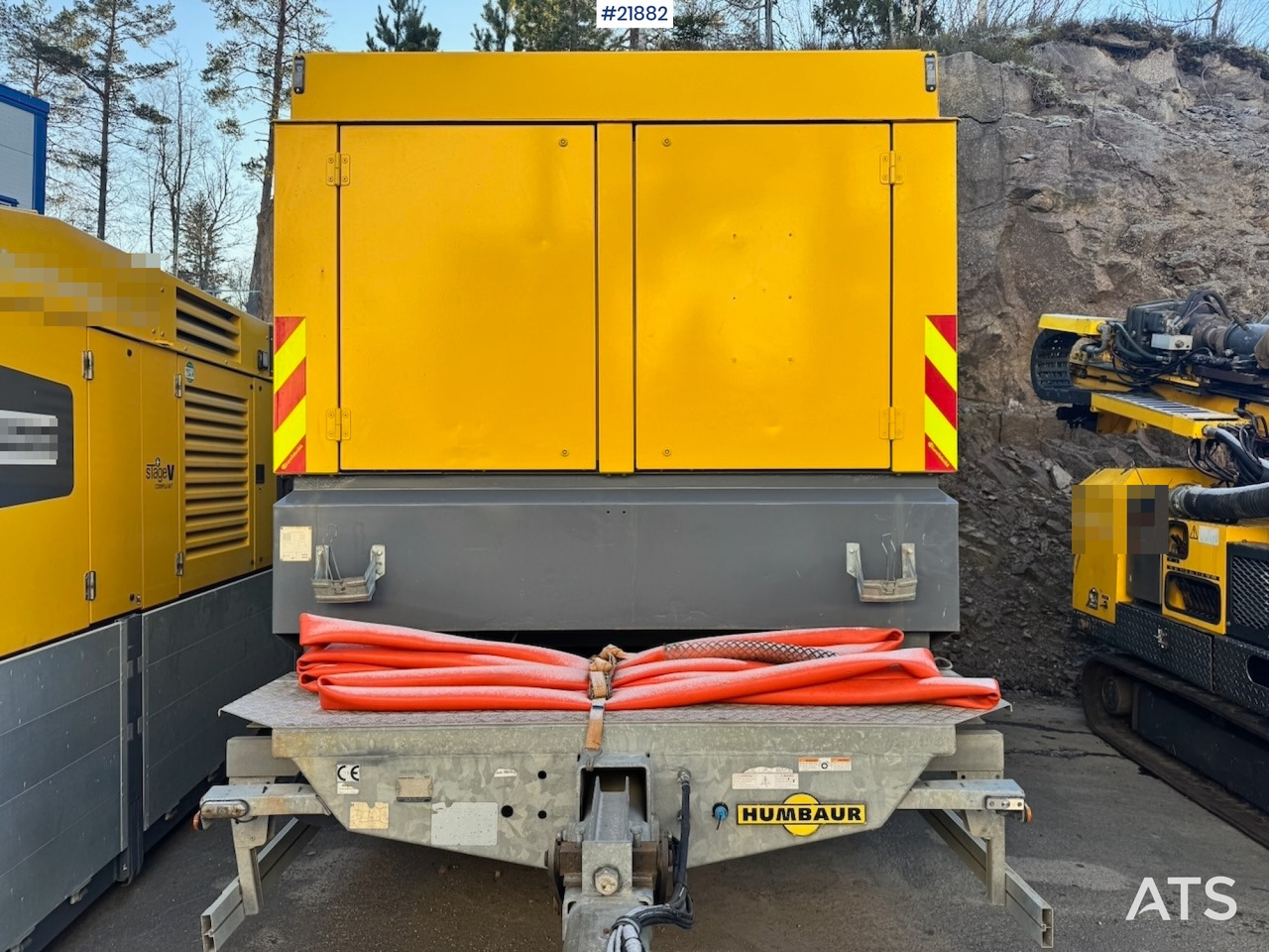 Atlas Copco 2018 Atlas Copco Y35 LuftKompressor på Humbaur understell. - Compresor de aire: foto 2 Atlas Copco 2018 Atlas Copco Y35 LuftKompressor på Humbaur understell. - Compresor de aire: foto 2