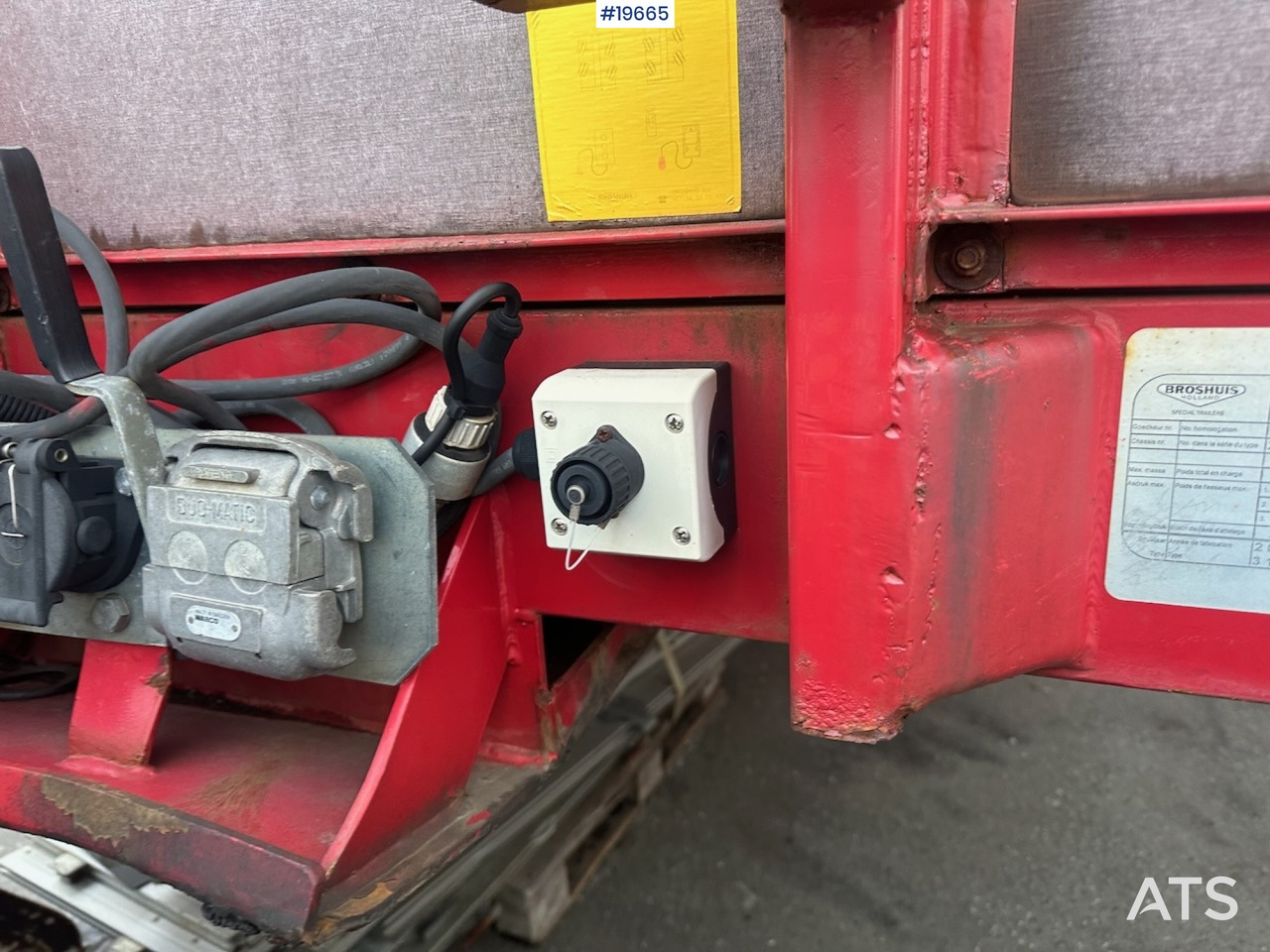 Semirremolque plataforma/ Caja abierta Broshuis 3 AUD-44 brønnhenger.: foto 45 Semirremolque plataforma/ Caja abierta Broshuis 3 AUD-44 brønnhenger.: foto 45