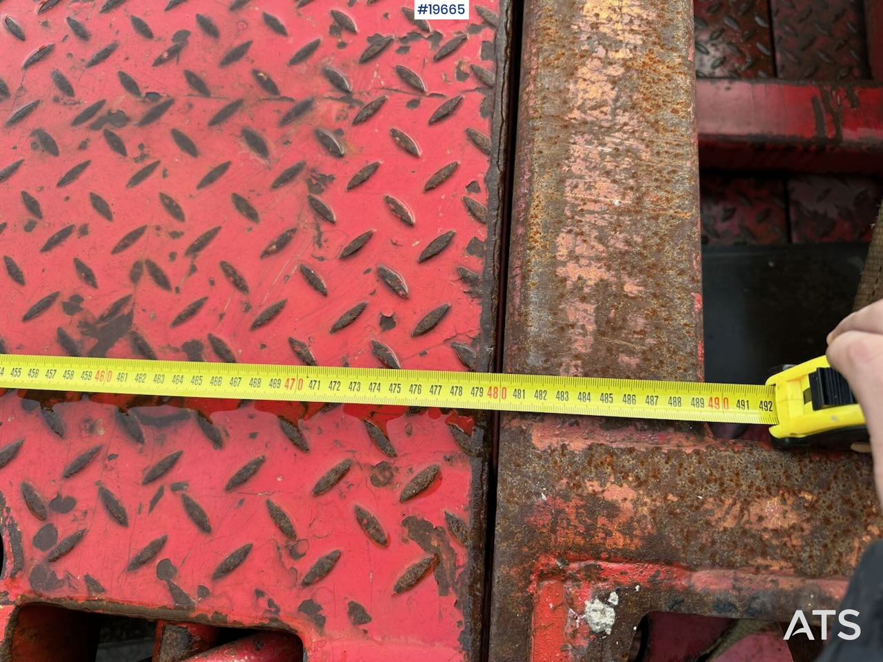 Semirremolque plataforma/ Caja abierta Broshuis 3 AUD-44 brønnhenger.: foto 9 Semirremolque plataforma/ Caja abierta Broshuis 3 AUD-44 brønnhenger.: foto 9