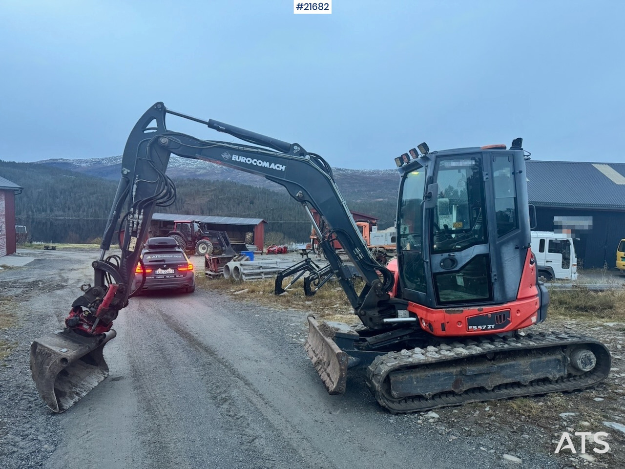 Euromach Eurocomach ES57 Beltegraver m/ Rototilt og 2 skuffer. 1920 timer. - Excavadora de cadenas: foto 2 Euromach Eurocomach ES57 Beltegraver m/ Rototilt og 2 skuffer. 1920 timer. - Excavadora de cadenas: foto 2
