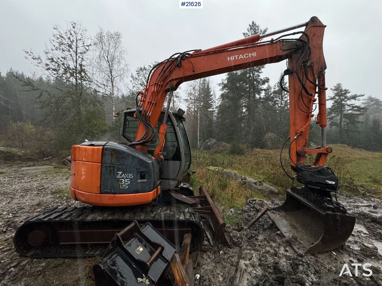 Hitachi ZX85 US Beltegraver m/ 2 skuffer SE VIDEO - Excavadora de cadenas: foto 4 Hitachi ZX85 US Beltegraver m/ 2 skuffer SE VIDEO - Excavadora de cadenas: foto 4