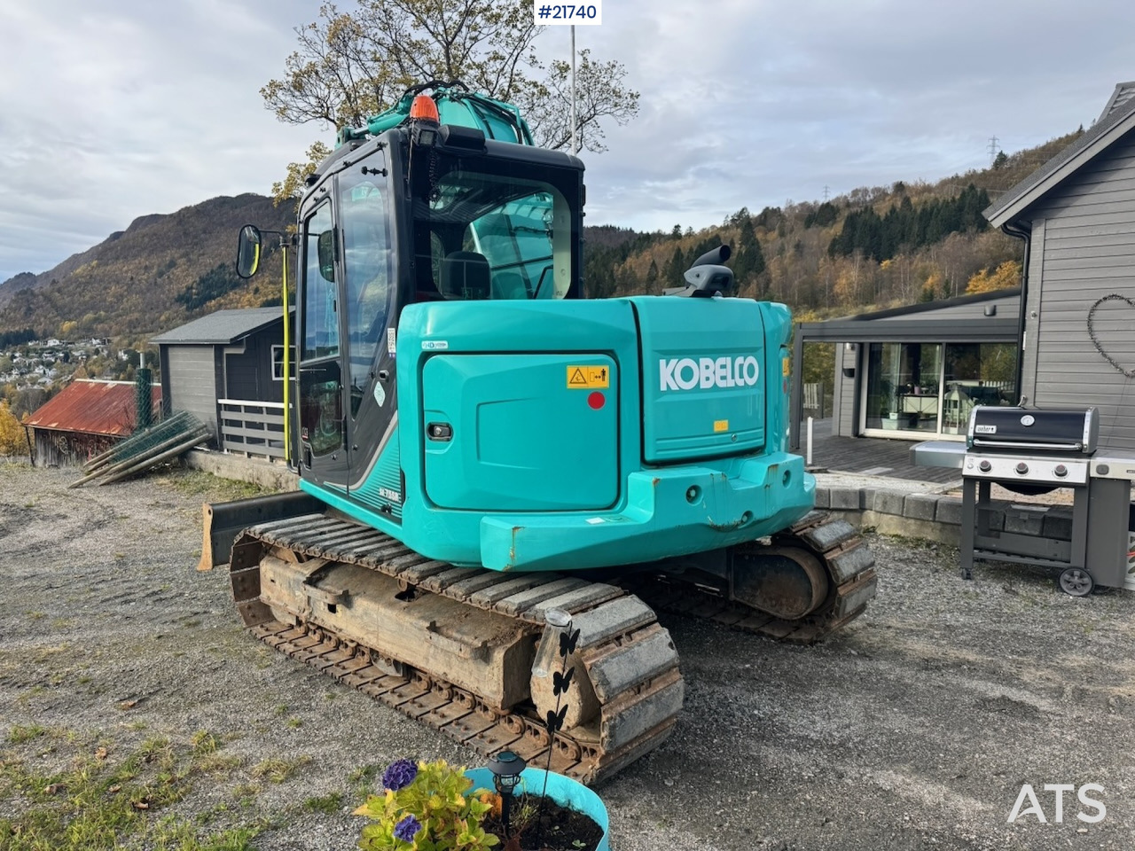 Kobelco 2018 Kobelco SK75SR-3E m/ Rototilt, 2 skuffer og Klype. 1850 timer! - Excavadora de cadenas: foto 5 Kobelco 2018 Kobelco SK75SR-3E m/ Rototilt, 2 skuffer og Klype. 1850 timer! - Excavadora de cadenas: foto 5