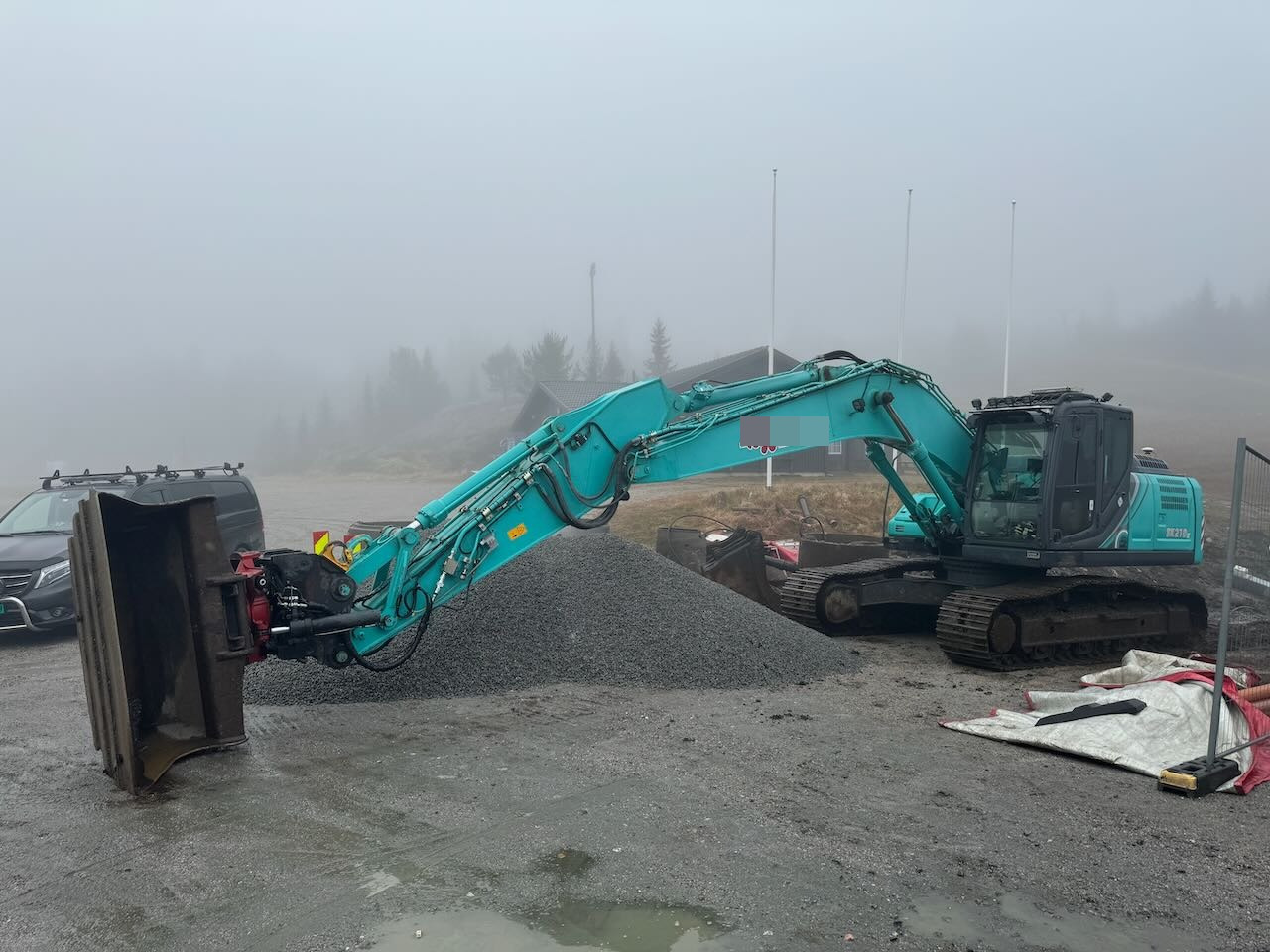 Kobelco SK210LC-10 Beltegraver m/ pusseskuffe, tilt og GPS - Excavadora de cadenas: foto 2 Kobelco SK210LC-10 Beltegraver m/ pusseskuffe, tilt og GPS - Excavadora de cadenas: foto 2