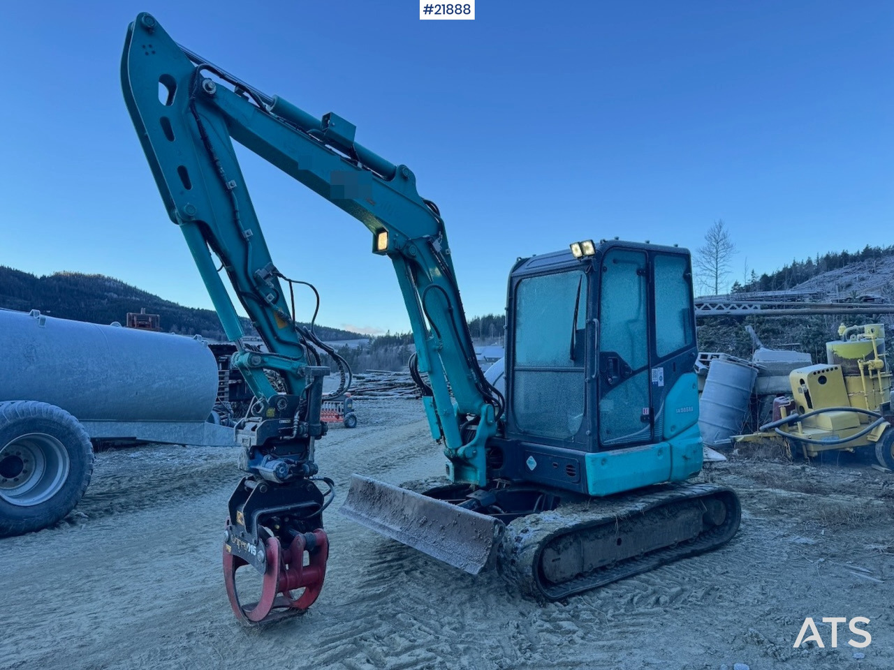 Kobelco SK55SRX-6 m/ Rototilt og 3 skuffer. 2330 timer! SE VIDEO - Excavadora de cadenas: foto 2 Kobelco SK55SRX-6 m/ Rototilt og 3 skuffer. 2330 timer! SE VIDEO - Excavadora de cadenas: foto 2