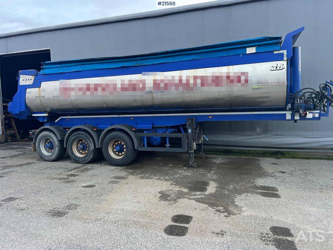 Langendorf 3 akslet asfaltsemi m/ Hydraulsik kapell - Remolque volquete: foto 2 Langendorf 3 akslet asfaltsemi m/ Hydraulsik kapell - Remolque volquete: foto 2