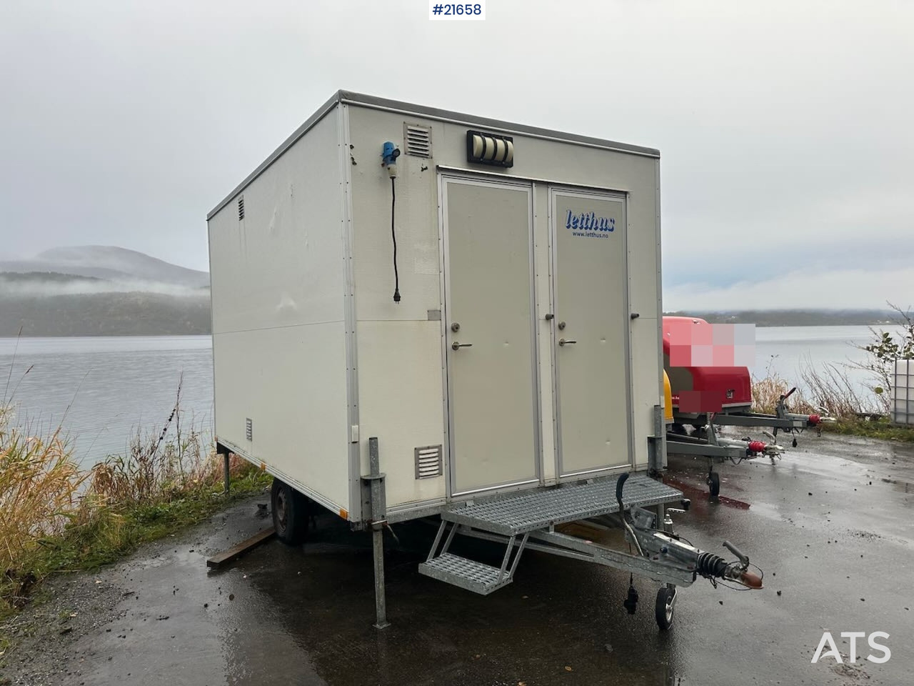Letthus brakke - Casa contenedor, Remolque: foto 1 Letthus brakke - Casa contenedor, Remolque: foto 1