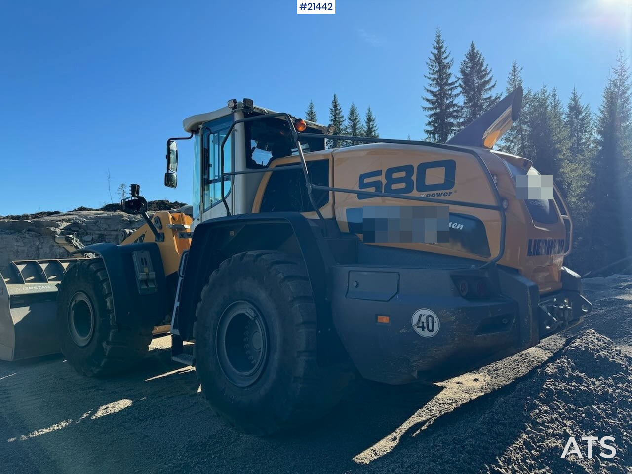 Cargadora de ruedas Liebherr L580: foto 6 Cargadora de ruedas Liebherr L580: foto 6