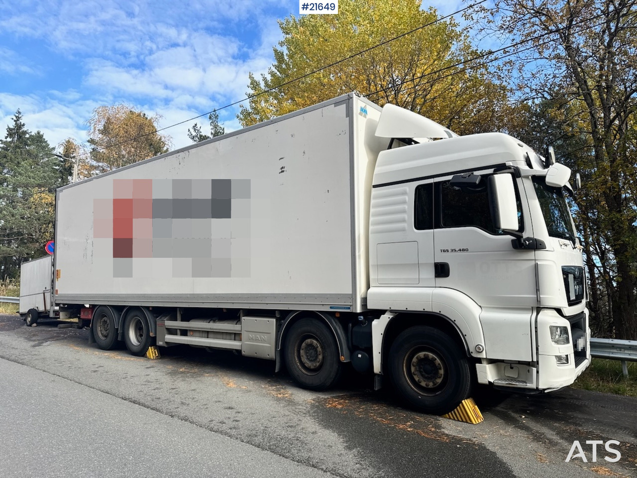 MAN MAN TGS 35.480 8x2 Skapbil m/ Full sideåpning. - Camión caja cerrada: foto 4 MAN MAN TGS 35.480 8x2 Skapbil m/ Full sideåpning. - Camión caja cerrada: foto 4