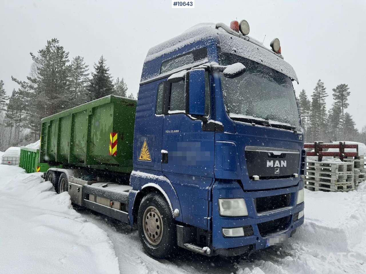 MAN TGX 33.680 Krokbil med Palift Krok - Camión multibasculante: foto 2 MAN TGX 33.680 Krokbil med Palift Krok - Camión multibasculante: foto 2