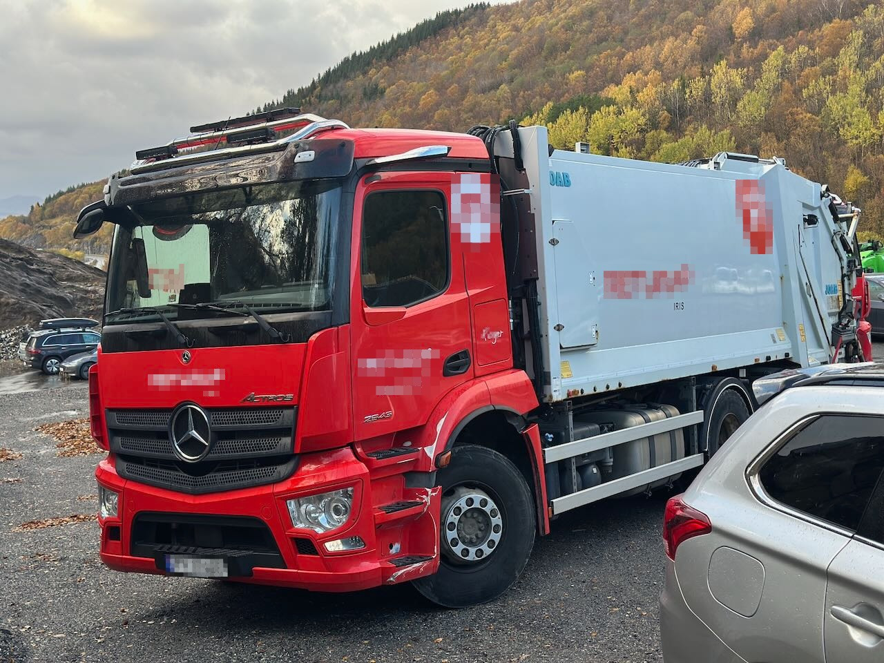 Mercedes Actros 2543 6x2 2 – kammers komprimatorbil m/ 2020 JOAB Anaconda twin påbygg - Camión de basura: foto 2 Mercedes Actros 2543 6x2 2 – kammers komprimatorbil m/ 2020 JOAB Anaconda twin påbygg - Camión de basura: foto 2