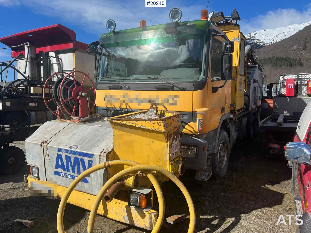 Mercedes Actros 2641 6x4 M/ 2008 AMV 7450 Betong sprøyterigg påbygg - Camión bomba de hormigón: foto 4 Mercedes Actros 2641 6x4 M/ 2008 AMV 7450 Betong sprøyterigg påbygg - Camión bomba de hormigón: foto 4