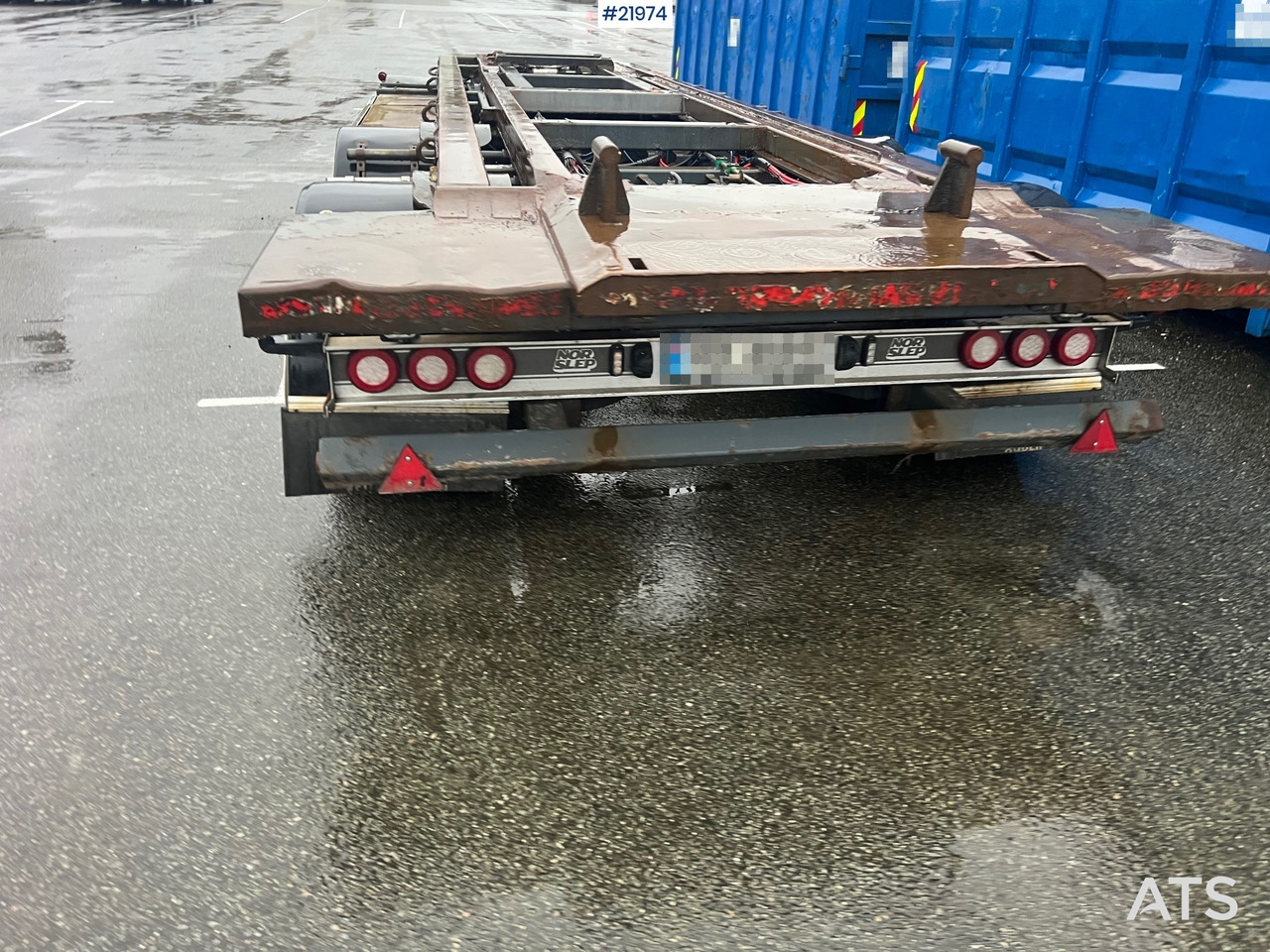 NOR SLEP sl-28kt 3 akslet krokslep m/ tipp - Remolque multilift/ Portacontenedores de cadenas: foto 5 NOR SLEP sl-28kt 3 akslet krokslep m/ tipp - Remolque multilift/ Portacontenedores de cadenas: foto 5