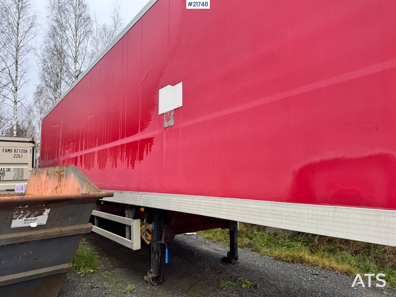 Narko Skapsemi m/ full sideåpning - Semirremolque caja cerrada: foto 3 Narko Skapsemi m/ full sideåpning - Semirremolque caja cerrada: foto 3
