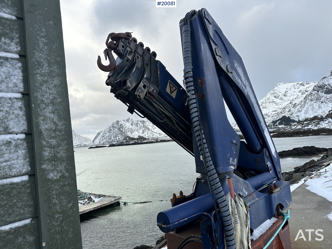 Grúa para camión Palfinger PK 14080 C kran m/ hydraulikk pumpe: foto 6