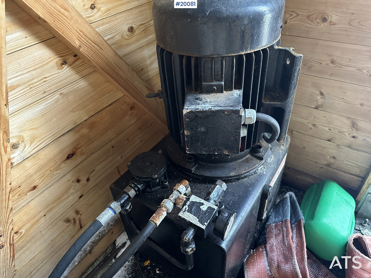 Grúa para camión Palfinger PK 14080 C kran m/ hydraulikk pumpe: foto 8