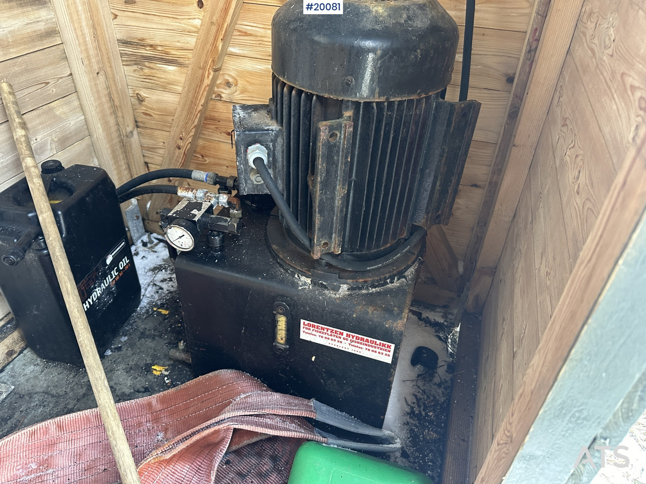 Grúa para camión Palfinger PK 14080 C kran m/ hydraulikk pumpe: foto 7