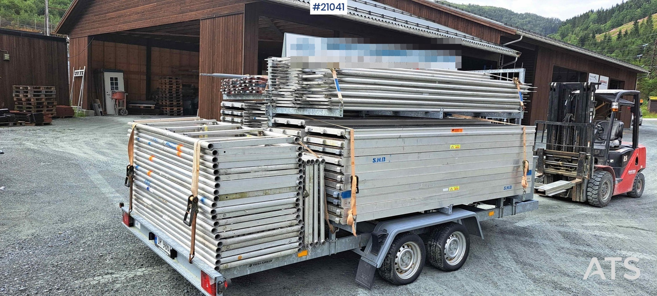 Temared Temared stillashenger 3.5 t m/ 364 m2 stillas - Remolque: foto 2 Temared Temared stillashenger 3.5 t m/ 364 m2 stillas - Remolque: foto 2